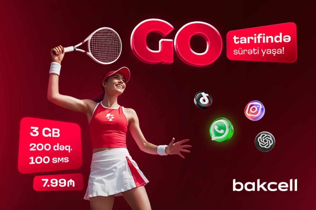 Bakcell представляет новые тарифы «GO» с расширенными возможностями
