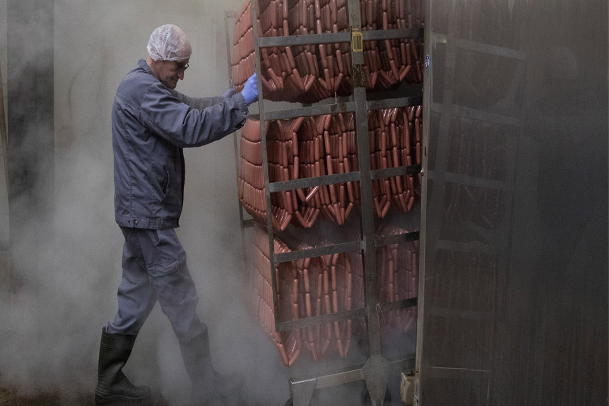 В России упало производство продуктов питания