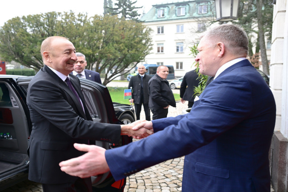 Алиев встретился с Фицо один на один-ФОТО 