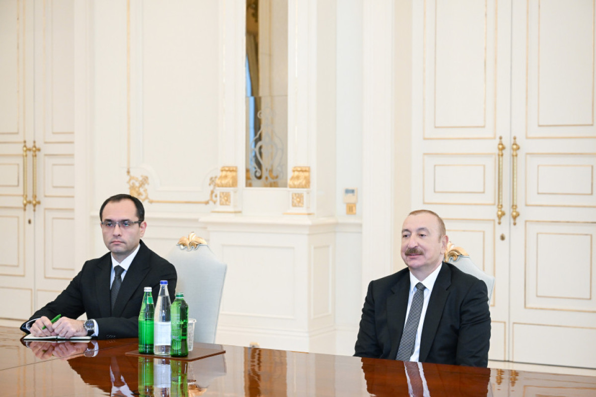 Алиев принял президента компании «John Deere» по странам Центральной Азии и СНГ-ФОТО 