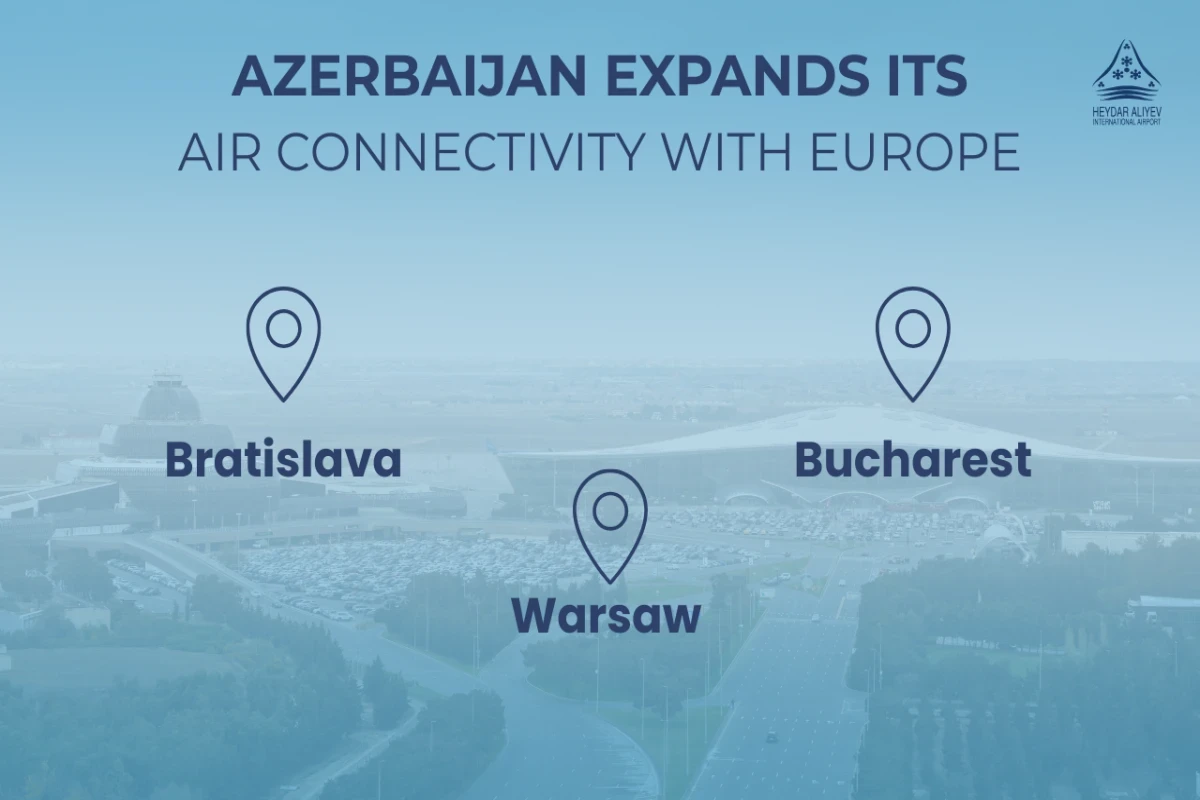 AZAL открывает прямые рейсы из Баку в Братиславу, Бухарест и Варшаву