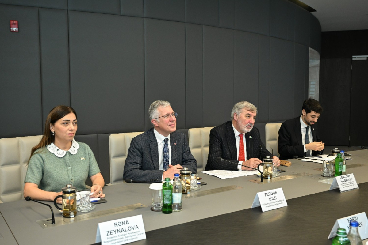 Микаил Джаббаров встретился с торговым посланником премьера Великобритании-ФОТО 