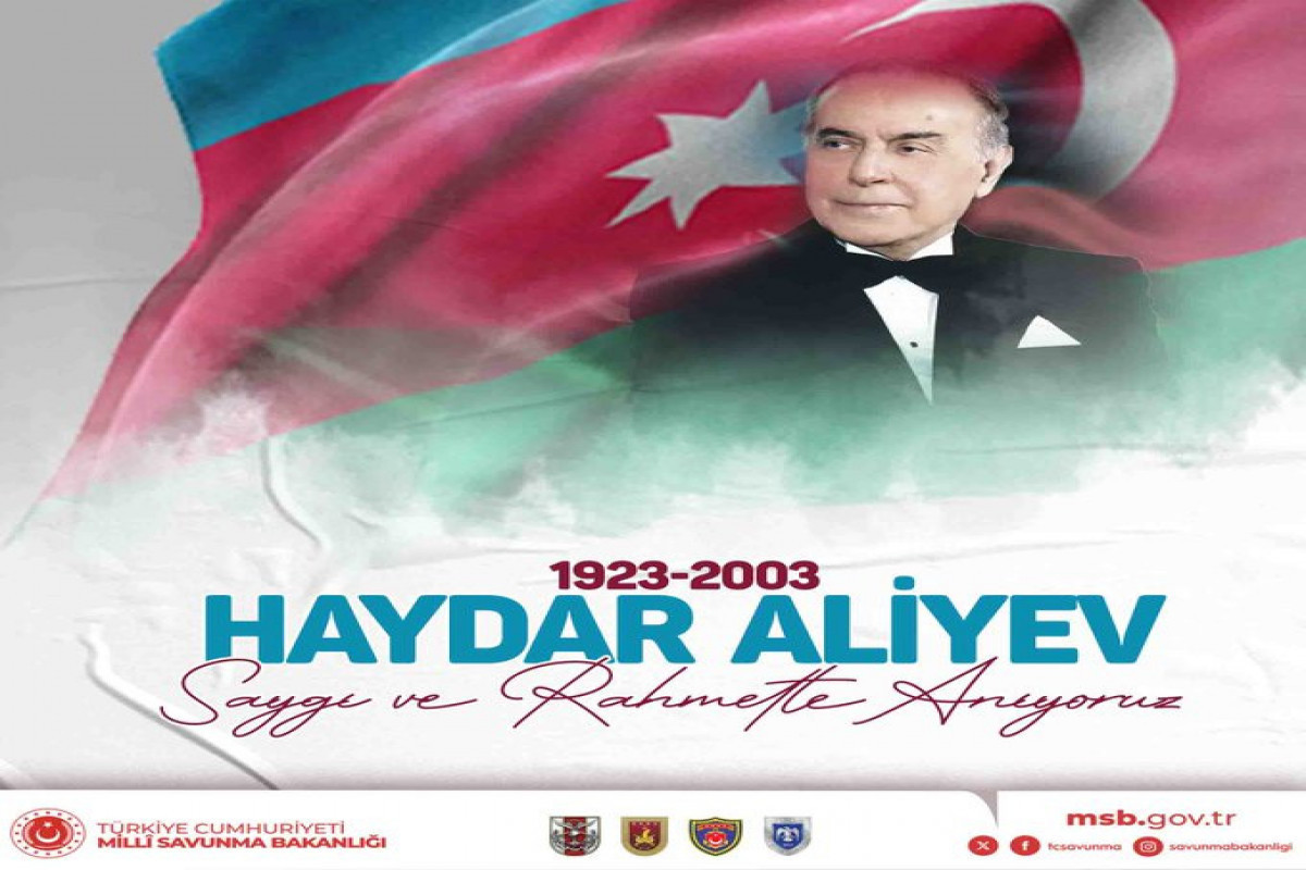 Минобороны Турции разместило публикацию в связи с днем памяти Гейдара Алиева