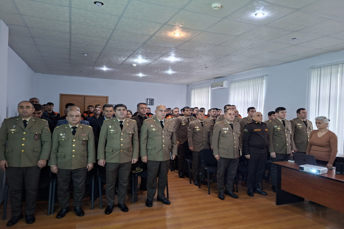 В МЧС Азербайджана почтили память Общенационального лидера Гейдара Алиева-ФОТО 