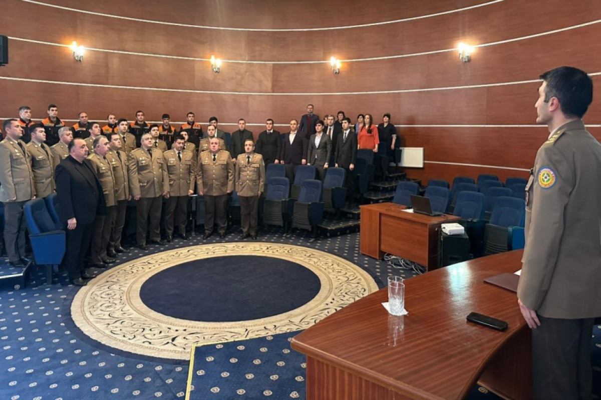 В МЧС Азербайджана почтили память Общенационального лидера Гейдара Алиева-ФОТО 