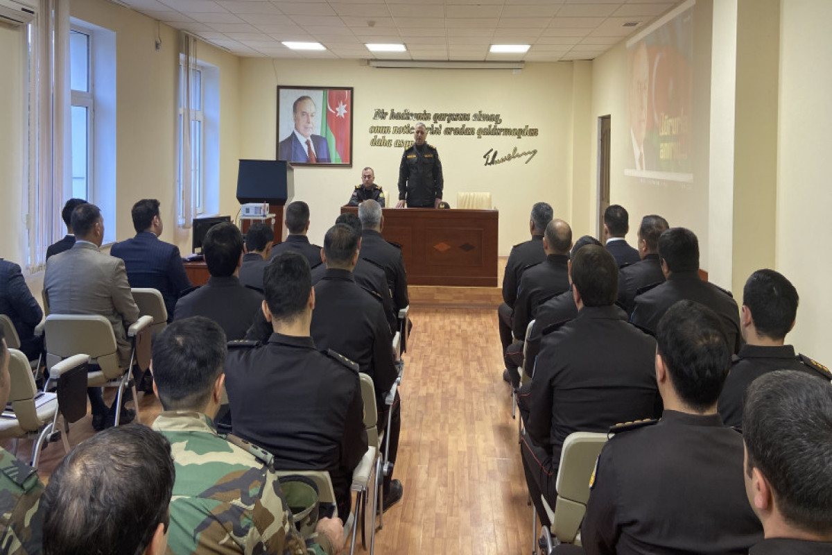 В МЧС Азербайджана почтили память Общенационального лидера Гейдара Алиева-ФОТО 