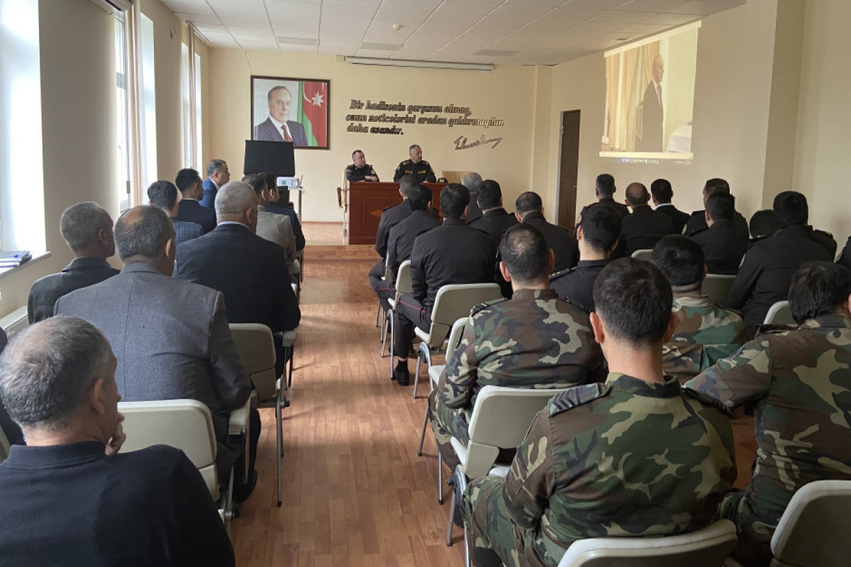 В МЧС Азербайджана почтили память Общенационального лидера Гейдара Алиева-ФОТО 