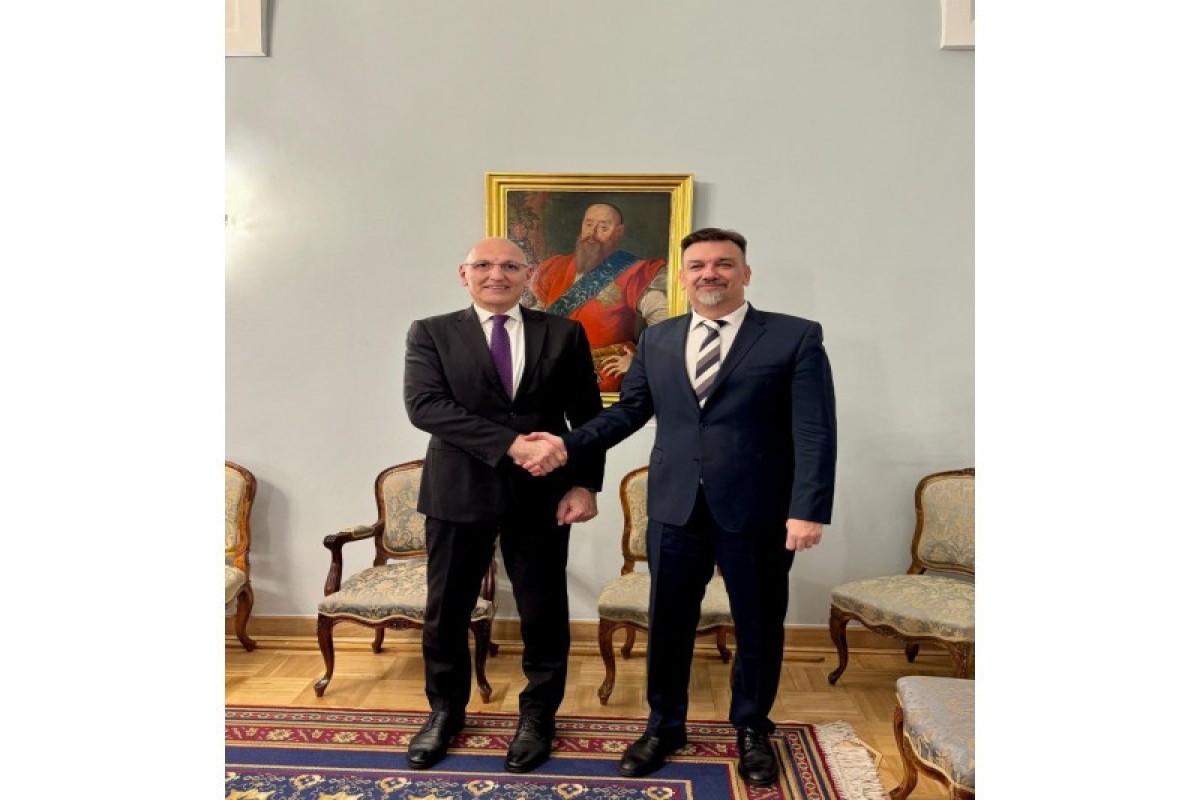 Эльчин Амирбеков совершил рабочий визит в Польшу-ФОТО 