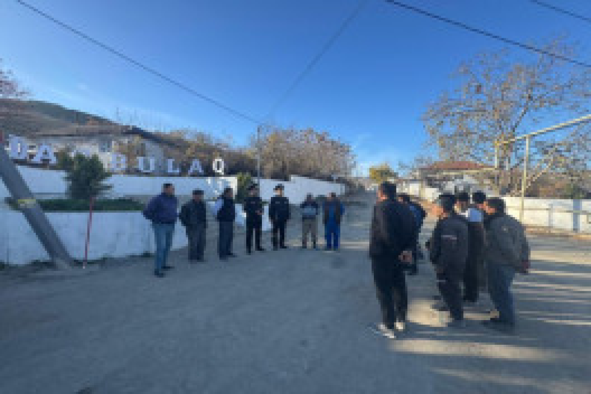 МЧС Азербайджана продолжает работу по информированию граждан на освобождённых территориях -ФОТО 