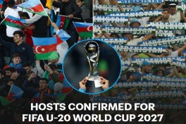 Баку готовится принять чемпионат мира U-20 в 2027 году 