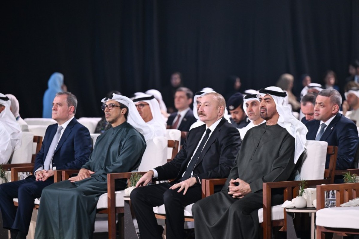 Алиев провел встречу с президентом ОАЭ -ФОТО 