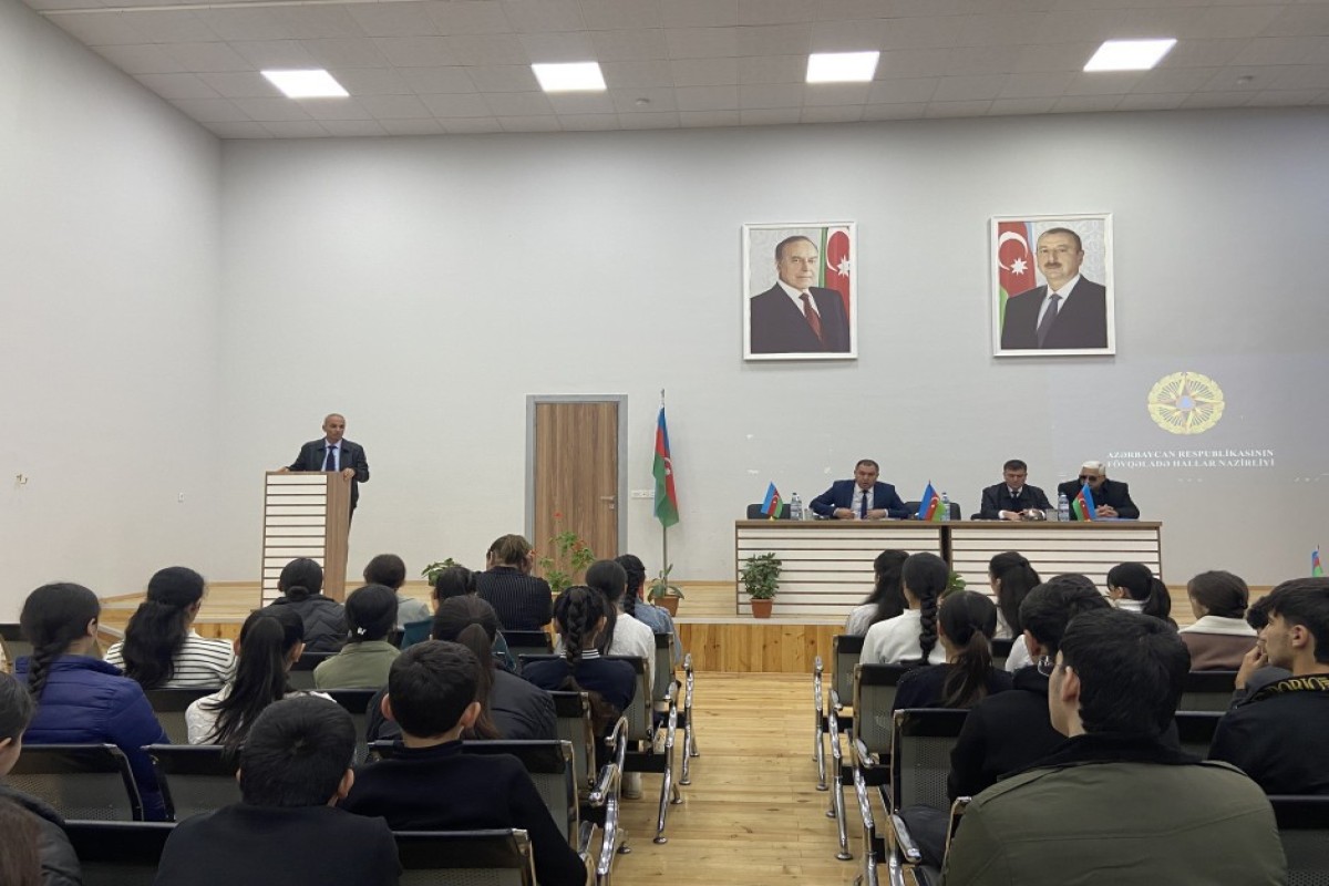 МЧС расширяет просветительскую работу в регионах Азербайджана-ФОТО 