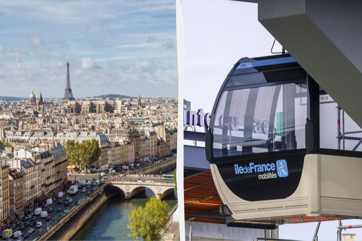 В Париже открылась самая длинная в Европе канатная дорога