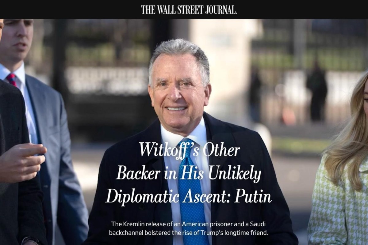 WSJ: Уиткоффа выбирал Путин