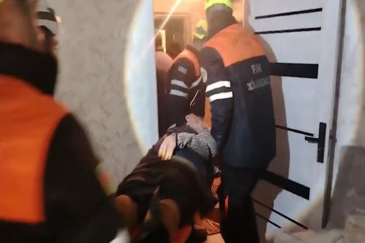 В Хырдалане три человека отравились угарным газом -ВИДЕО 