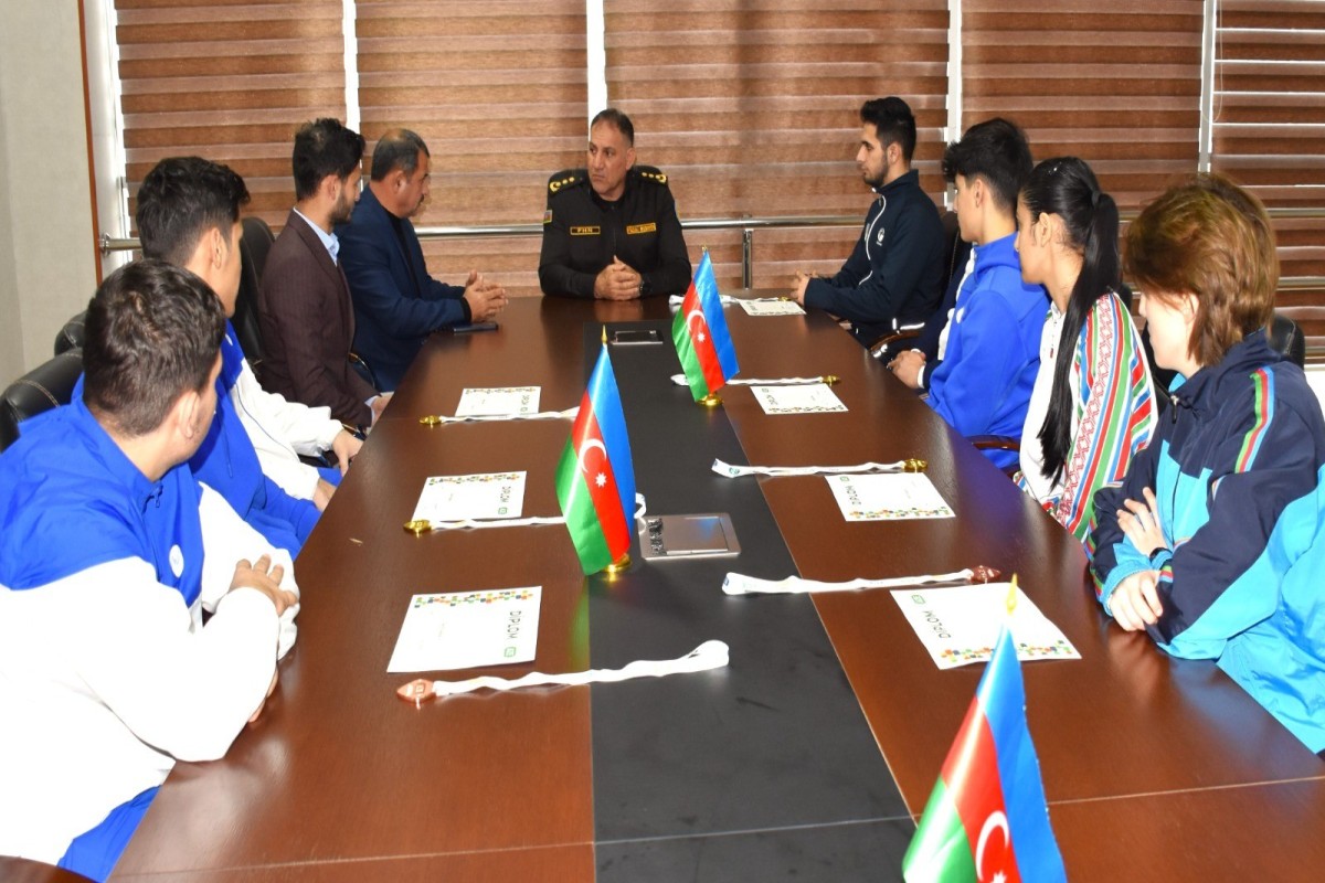 Состоялась встреча с победителями команды по карате МЧС Азербайджана -ФОТО 