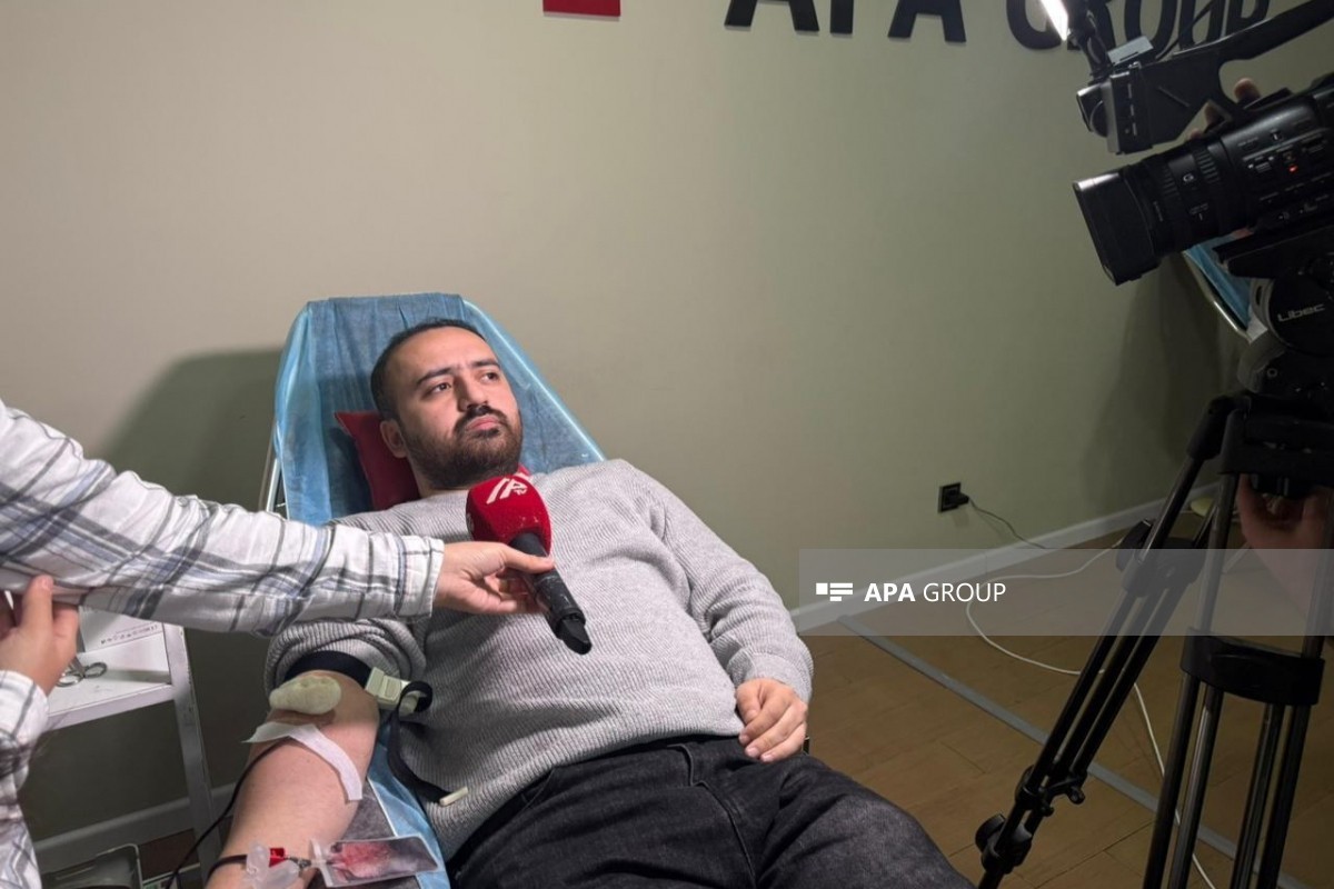 Сотрудники APA Media Group приняли участие в донорской акции-ФОТО 