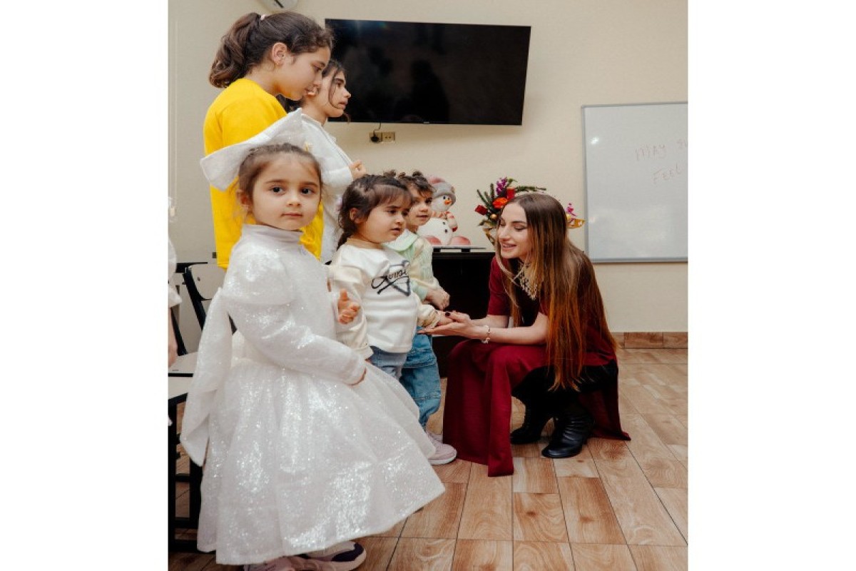 Лейла Алиева, Арзу Алиева и Алена Алиева разделили праздничную радость проживающих в приюте Təmiz Dünya детей