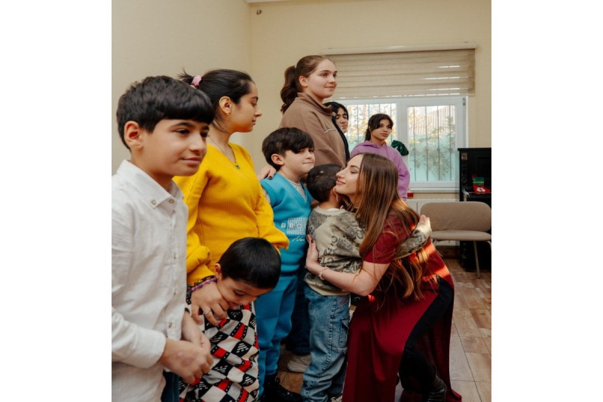 Лейла Алиева, Арзу Алиева и Алена Алиева разделили праздничную радость проживающих в приюте Təmiz Dünya детей