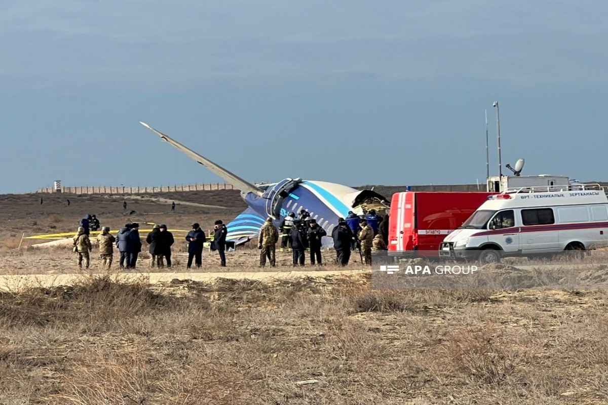 Проходит год с момента крушения пассажирского самолёта авиакомпании AZAL в Казахстане