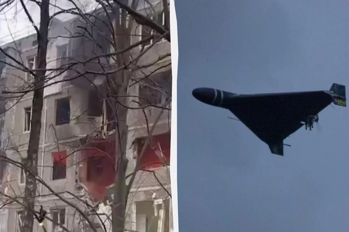 Российский дрон попал в многоэтажку в Чернигове, есть жертвы-ВИДЕО 