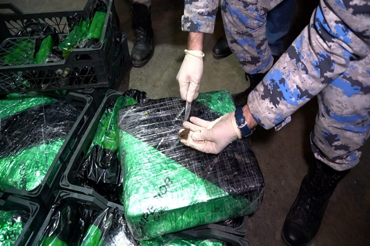 Азербайджан пресек транзит крупной партии наркотиков из Ирана в Россию-ФОТО 