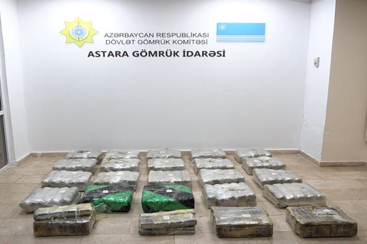Азербайджан пресек транзит крупной партии наркотиков из Ирана в Россию-ФОТО 