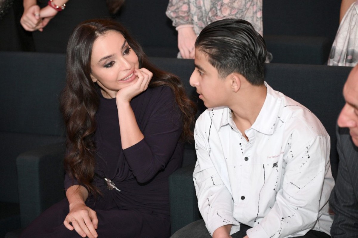 Лейла Алиева и Алена Алиева приняли участие в заключительной церемонии награждения победителей Детского художественного фестиваля