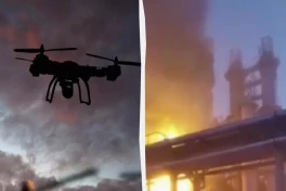 Украинские дроны атаковали НПЗ в Волгограде-ВИДЕО 