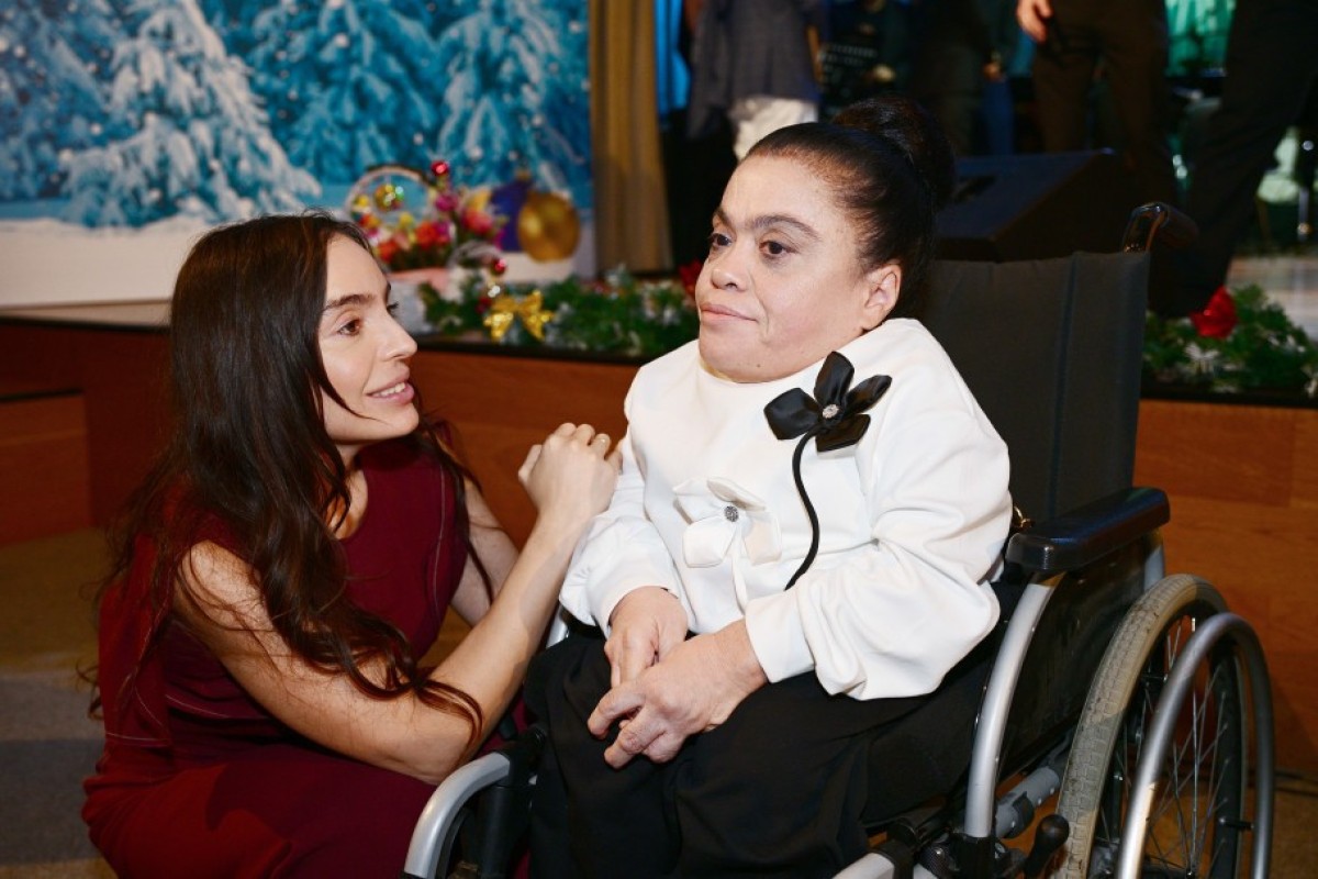 Лейла Алиева и Алена Алиева посетили Центр инклюзивного развития и творчества DOST-ФОТО 