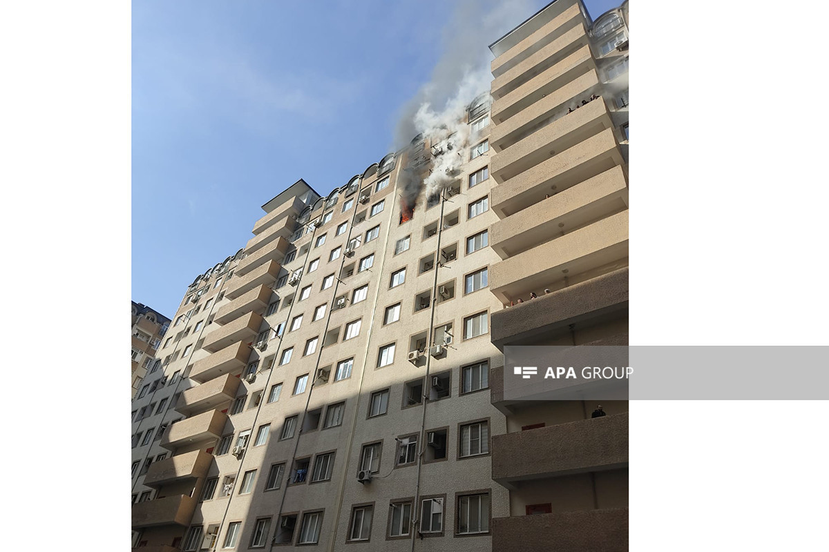 Пожар в жилом доме в Хырдалане потушен -ВИДЕО -ОБНОВЛЕНО 2 