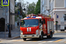 В Москве загорелось здание института точной механики и вычислительной техники