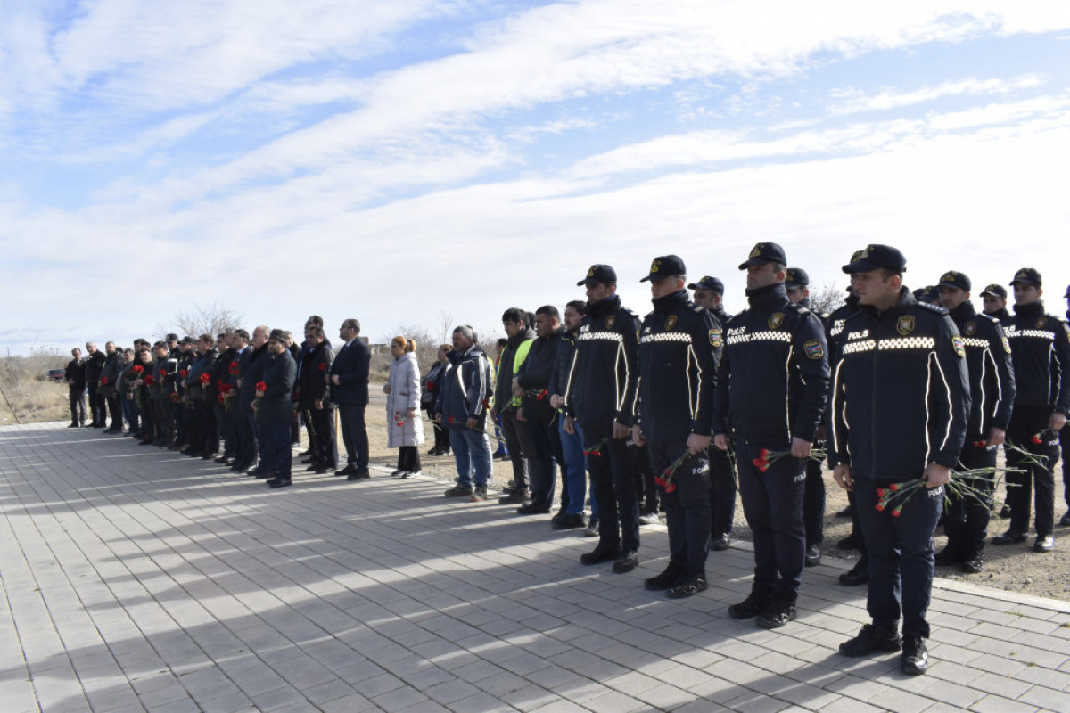 В Агдаме, Ханкенди и Ходжалинском районе почтили память шехидов 20 Января-ФОТО 