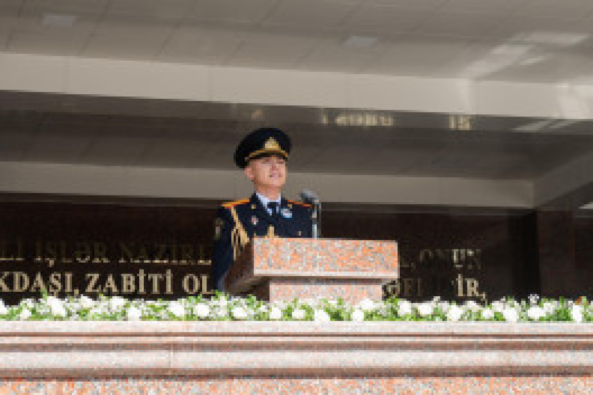 Вилаят Эйвазов: «Полиция и впредь будет преданно служить Родине» -ФОТО 