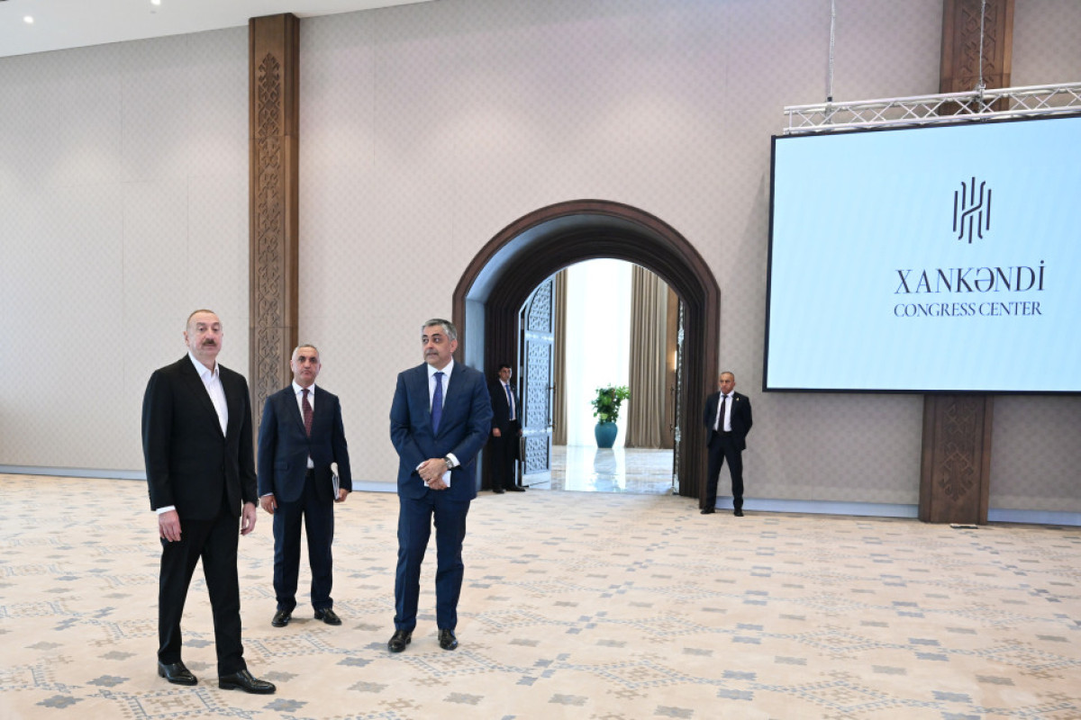 В Ханкенди состоялось открытие конгресс-центра-ФОТО 