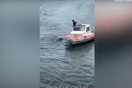 Спасена женщина, тонувшая в Приморском национальном парке в Баку-ВИДЕО 
