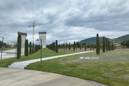 В парке Победы в Ханкенди строится Триумфальная арка -ФОТО 