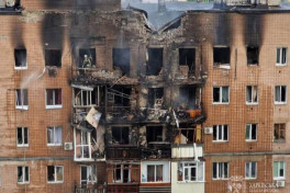 Три человека ранены в Харькове после удара беспилотников