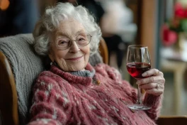 103-летняя женщина назвала вино секретом долгой жизни