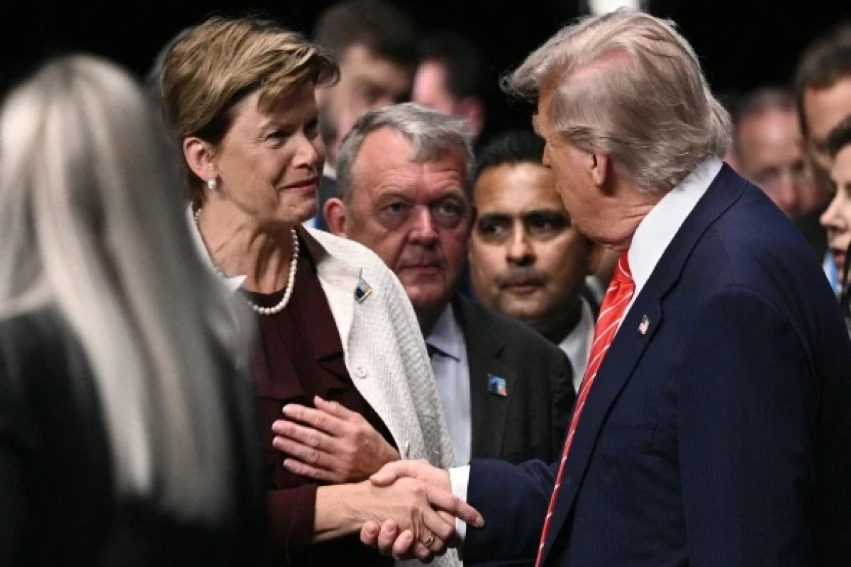 Байба Браже и Дональд Трамп
