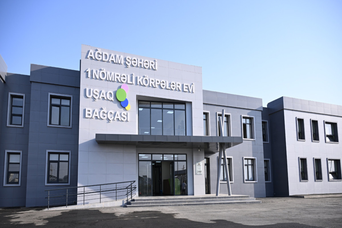 Президент Алиев открыл школу и детский сад в Агдаме-ФОТО 