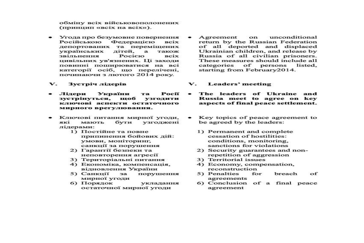 Financial Times раскрыла условия украинского мирного меморандума-ФОТО 