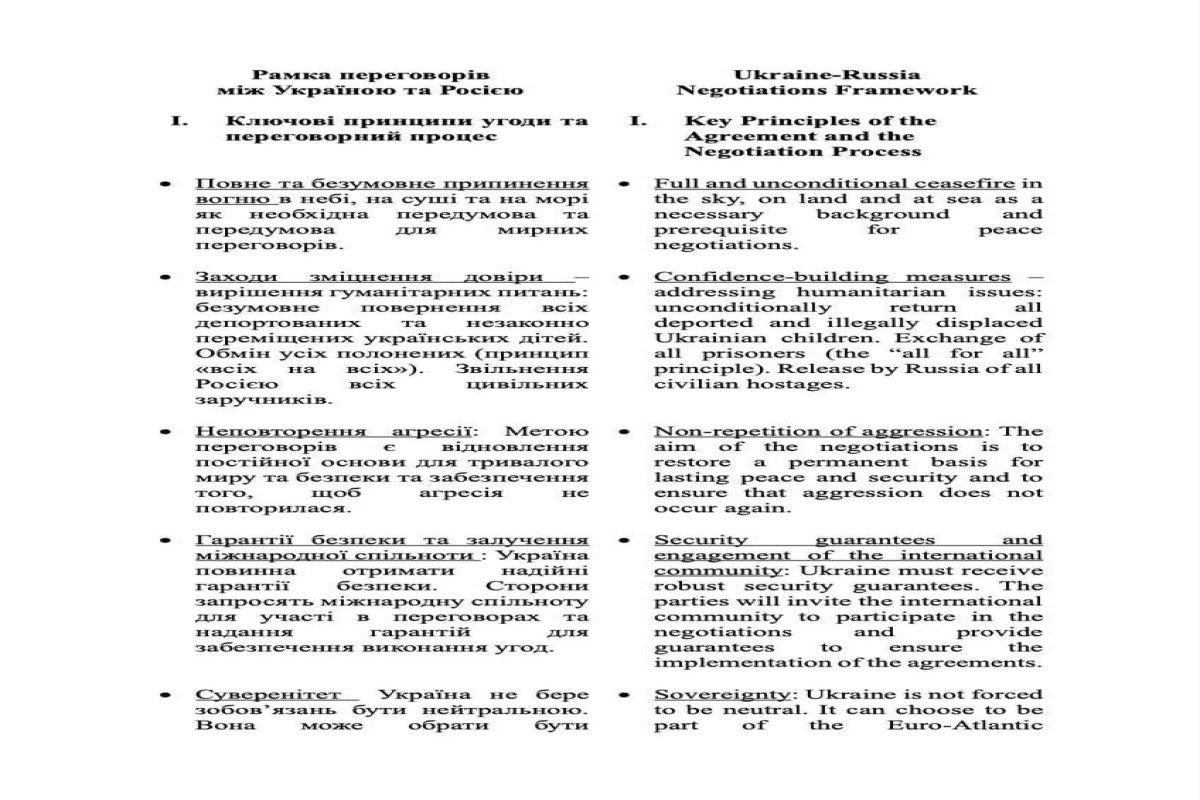 Financial Times раскрыла условия украинского мирного меморандума-ФОТО 