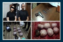 В Баку изъяты 11 кг наркотиков и оружие: задержаны двое