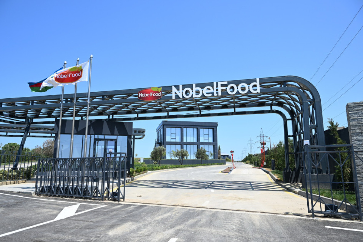 Алиев на открытии завода Nobel Food Industry-ФОТО 