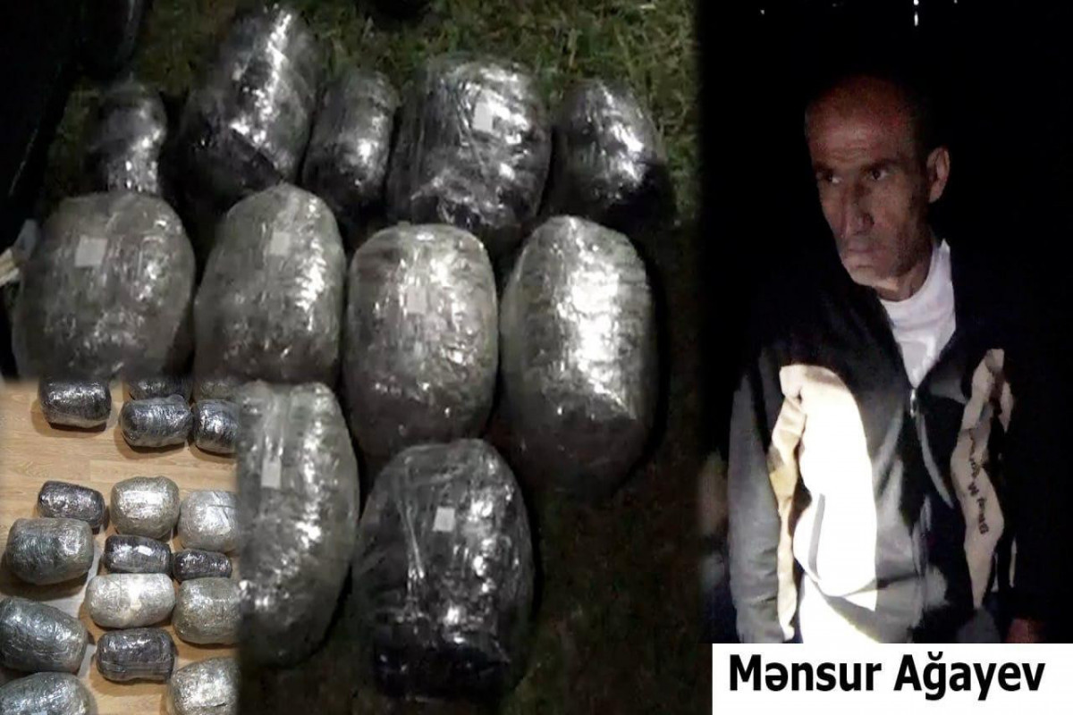 В Астаре задержан мужчина с 23 кг марихуаны из Ирана