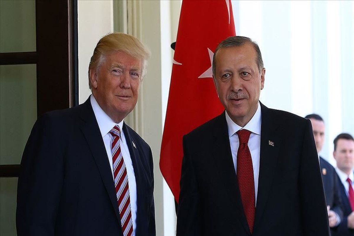 Президент США Дональд Трамп и Президент Турции Реджеп Тайип Эрдоган