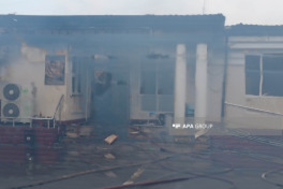 В Сабирабаде горит клиника «Muğan»-ВИДЕО -ФОТО 