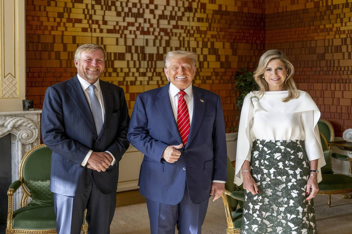 Королева Нидерландов подшутила над Трампом прямо в его присутствии-ВИДЕО