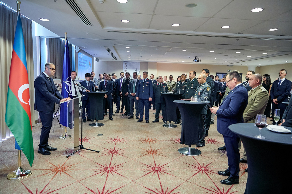 В штаб-квартире НАТО прошел прием в честь Дня Вооруженных сил Азербайджана-ФОТО 